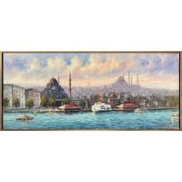 Eminönü Manzarası Yağlı Boya Tablo